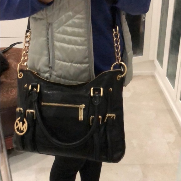 Michael Kors purse in black leather - Picture 8 of 8